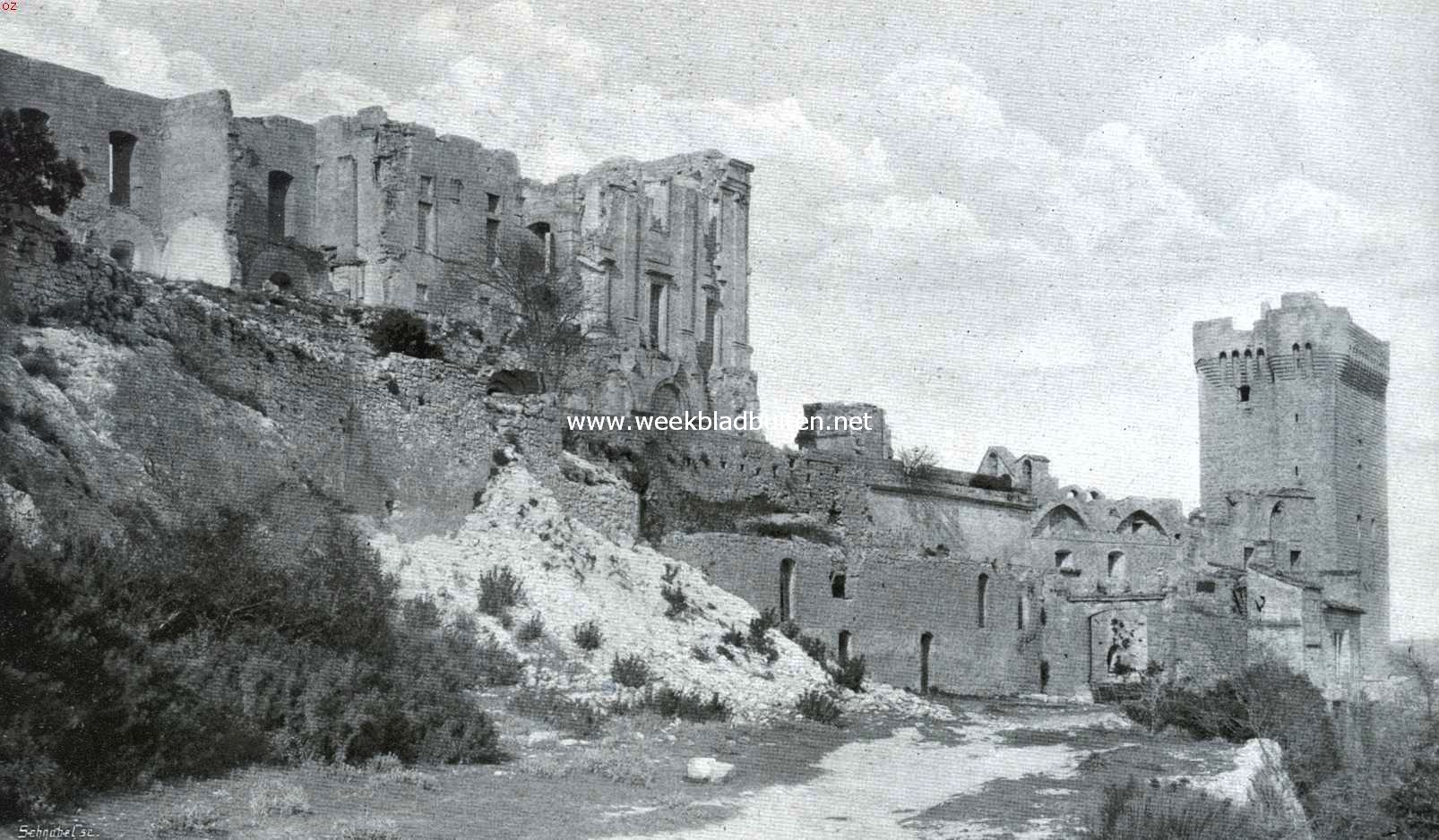 Reisherinneringen uit de Provence en de Languedoc. Rune van het klooster Mont Majour bij Arles