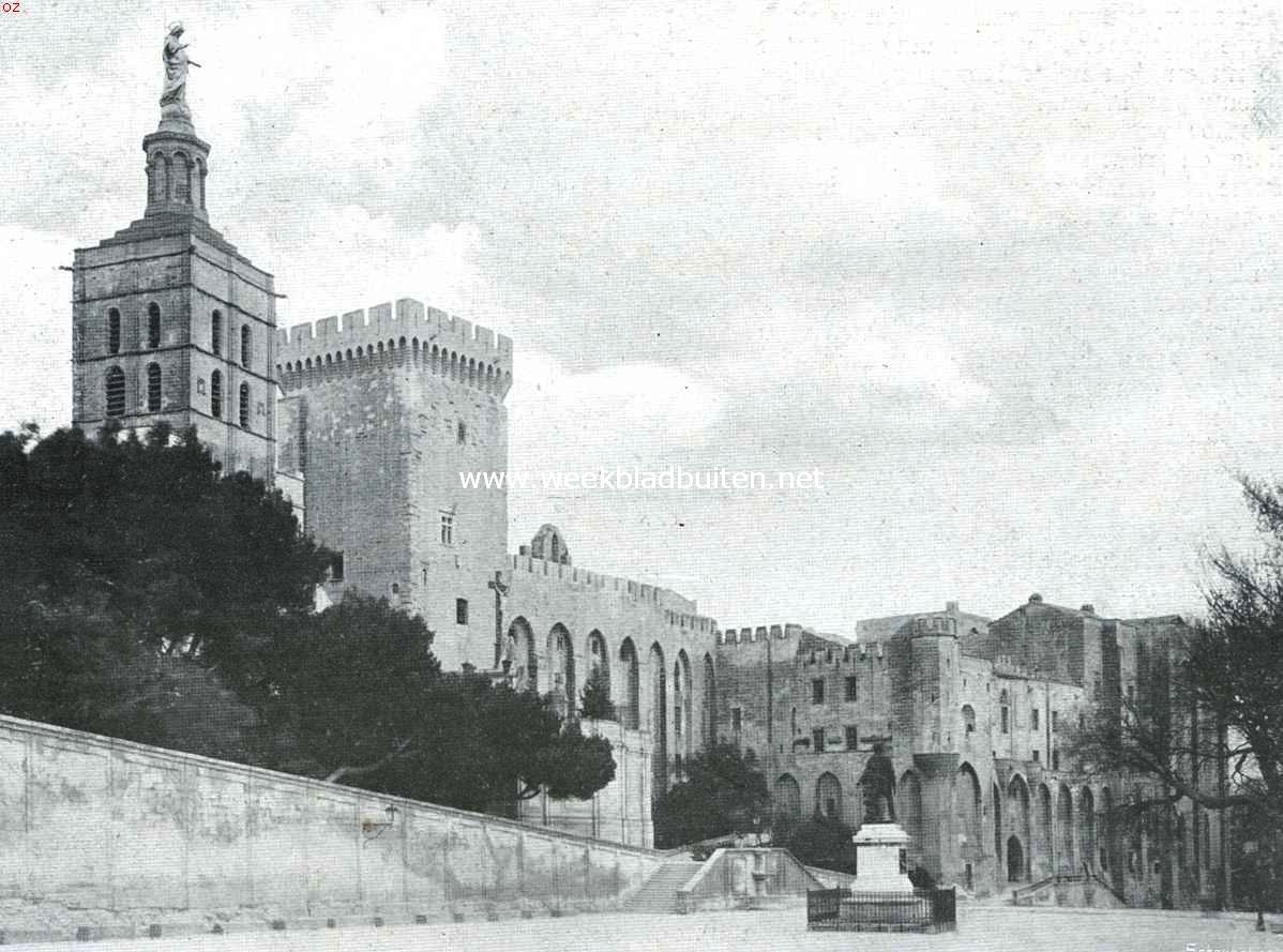 Reisherinneringen uit de Provence en de Languedoc. Het Palais des Papes te Avignon