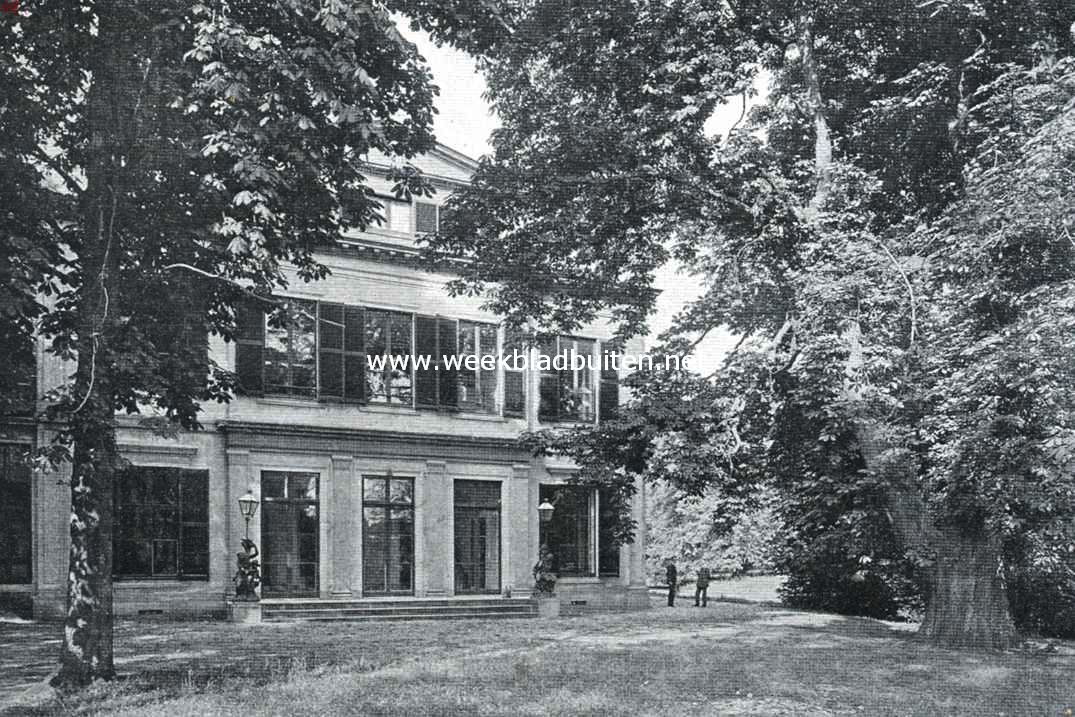 Huize Hartenlust te Bloemendaal. Gezien van het zuiden