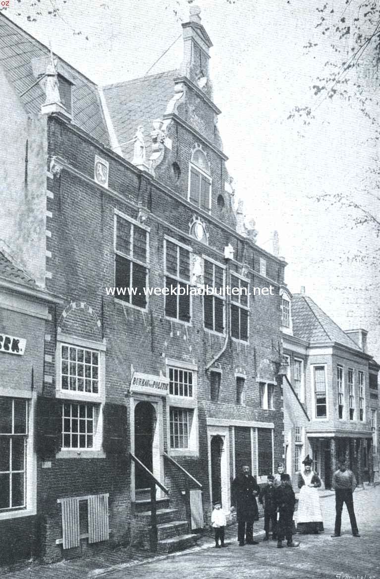 De Waag te Enkhuizen. De gevel aan de oostzijde