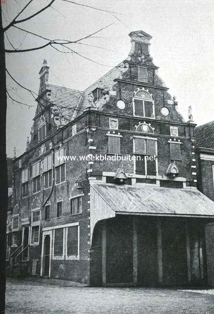 De Waag te Enkhuizen. Gezien van het noordoosten