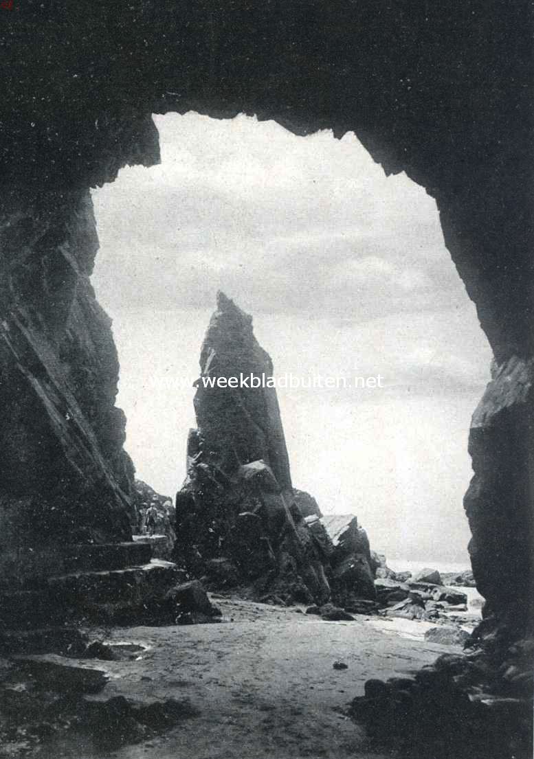 De Kanaaleilanden. Plemont Needle op Jersey