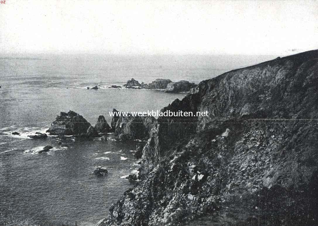 De Kanaaleilanden. De westkust van Aurigny (Alderney)
