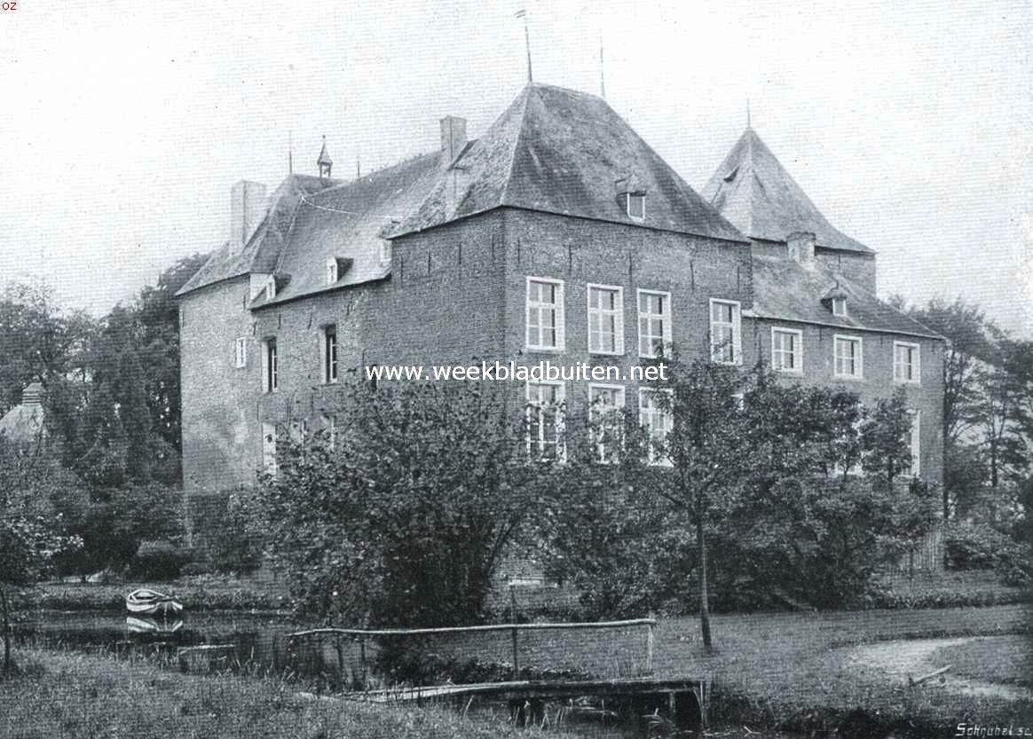 Het kasteel de Borcht te Baarlo. Achterzijde