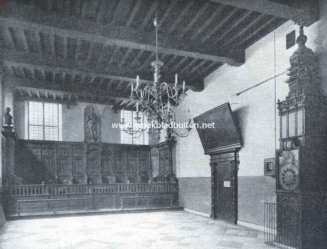 Het Raadhuis te Nijmegen. De Vierschaar