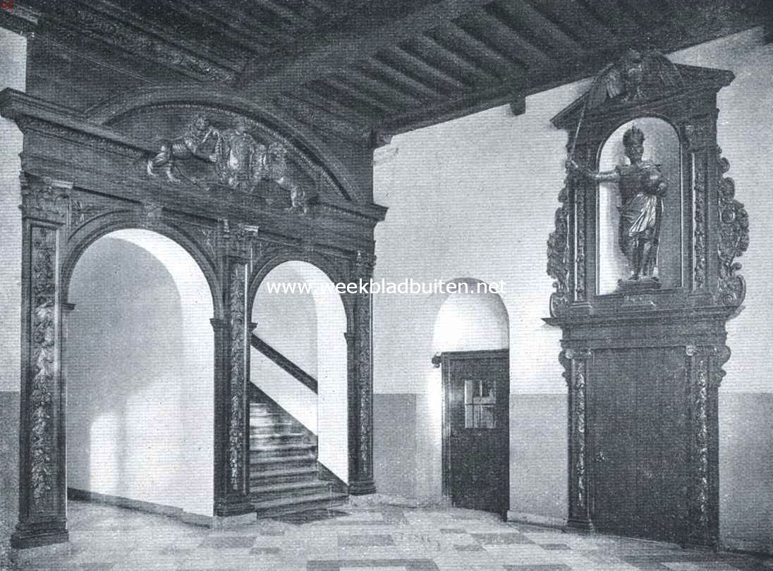 Het Raadhuis te Nijmegen. De Hal
