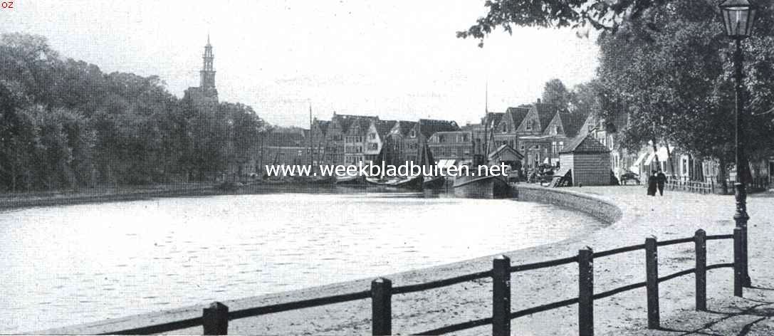 Hoorn, de zeshonderdjarige. Gezicht van de Oude Doelenkade op Baadland, hoofdtoren en Veermanskade