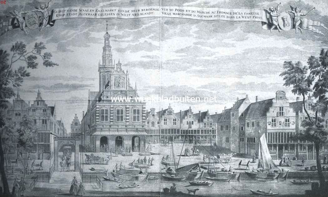 Waag en Kaasmarkt te Alkmaar. 