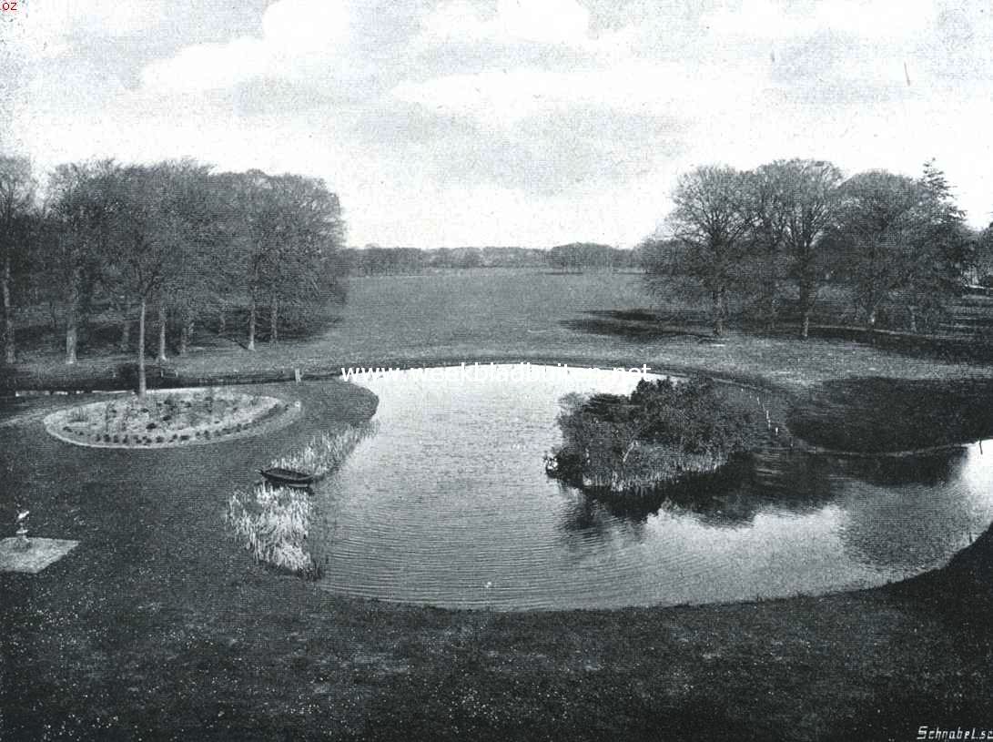 Het Huis Rooswijck. De vijver