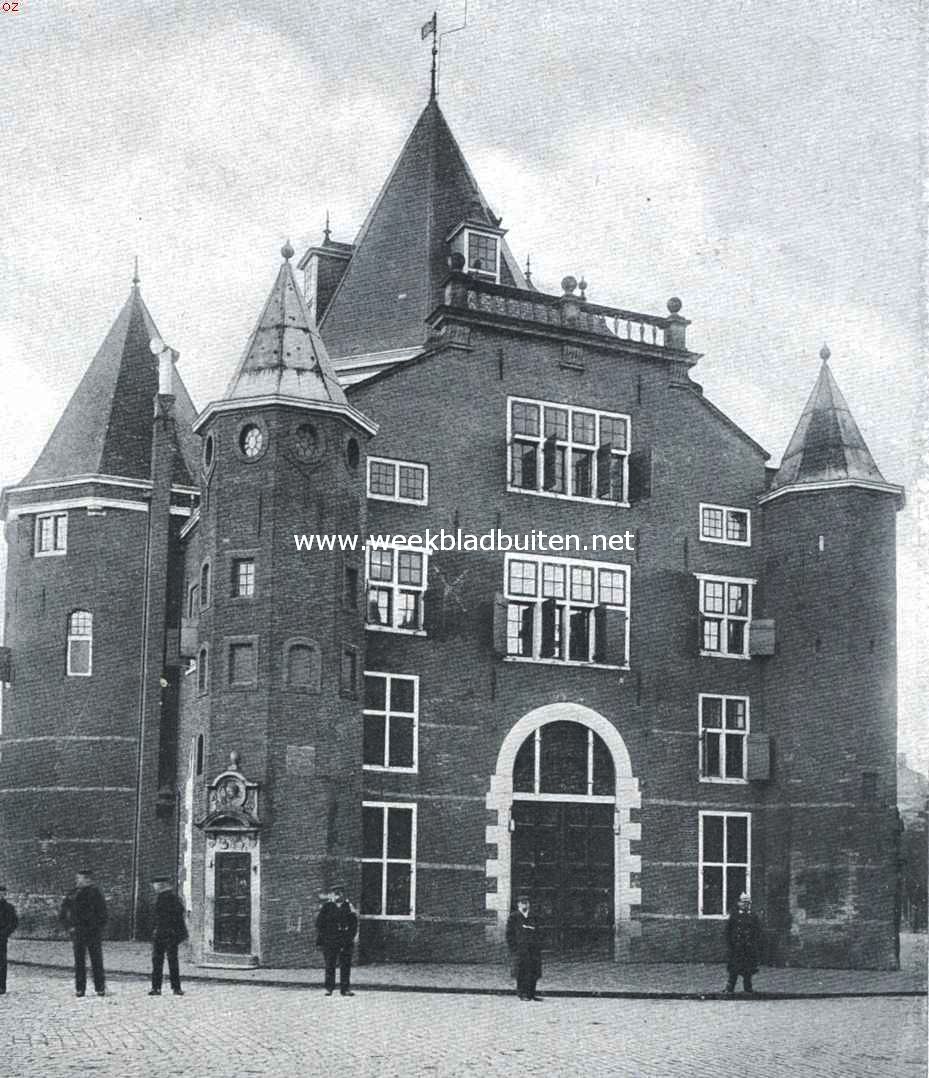 Amsterdamsche poorten. De St. Anthoniespoort (-Waag), noordzijde