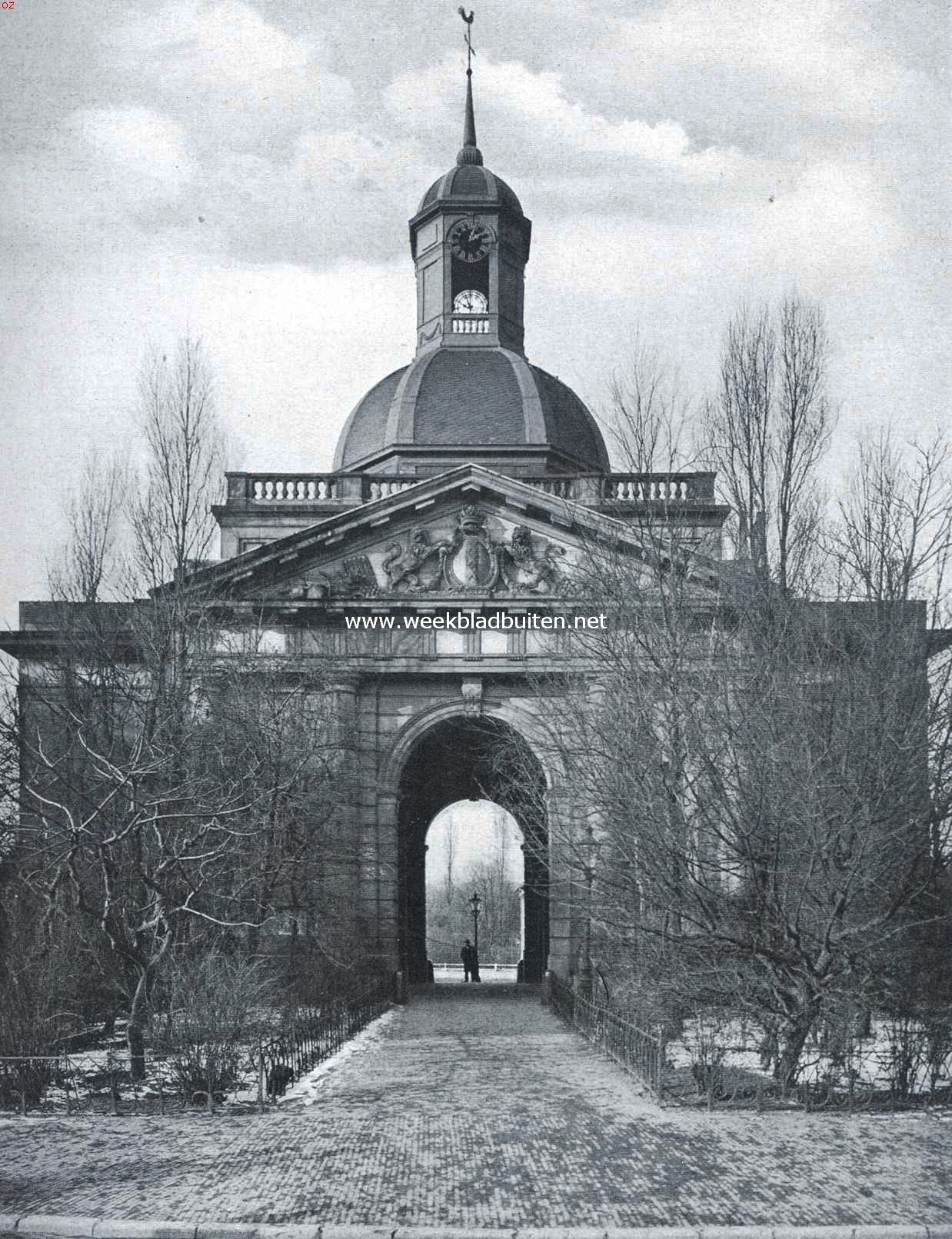 Amsterdamsche poorten. De Muiderpoort, buitenzijde