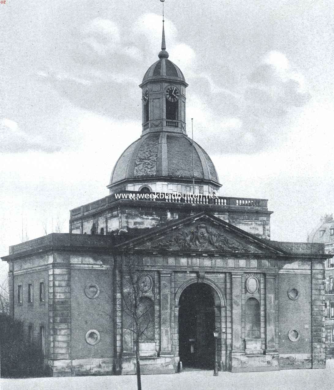 Amsterdamsche poorten. De Muiderpoort, binnenzijde