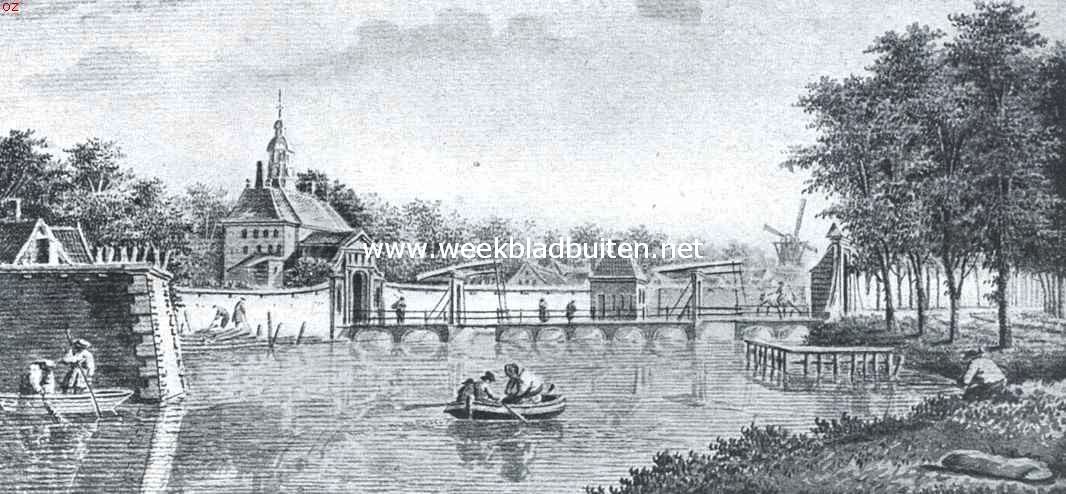 Amsterdamsche poorten. De Utrechtsche Poort in de achttiende eeuw. Naar de O.-I. inktteekening van T. Verrijk in het Stedelijk Archief, Amsterdam
