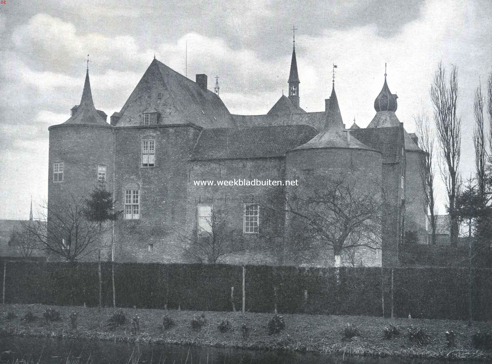 Het kasteel Ammerzoden. Van het oosten gezien