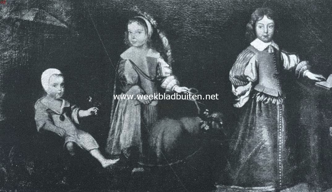 Het kasteel Ammerzoden. Otto, Catharina en Anna, kinderen van George van Arckel en Anna van Lokhorst