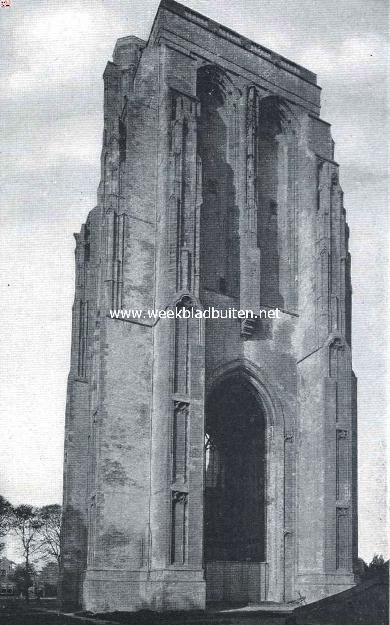 Zierikzee. De St. Lievens Monstertoren, gezien van het oosten