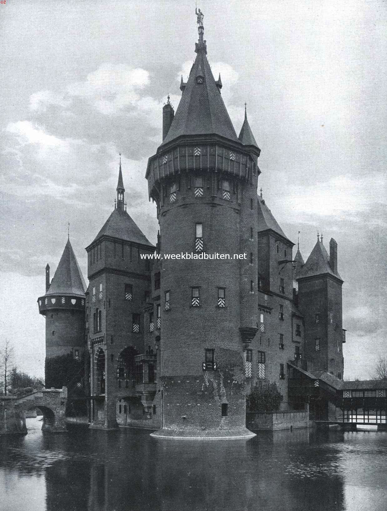 Het Kasteel de Haar, gezien van het noorden