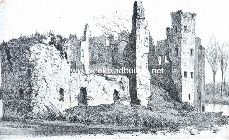 Rune van het Kasteel de Haar omstreeks 1880