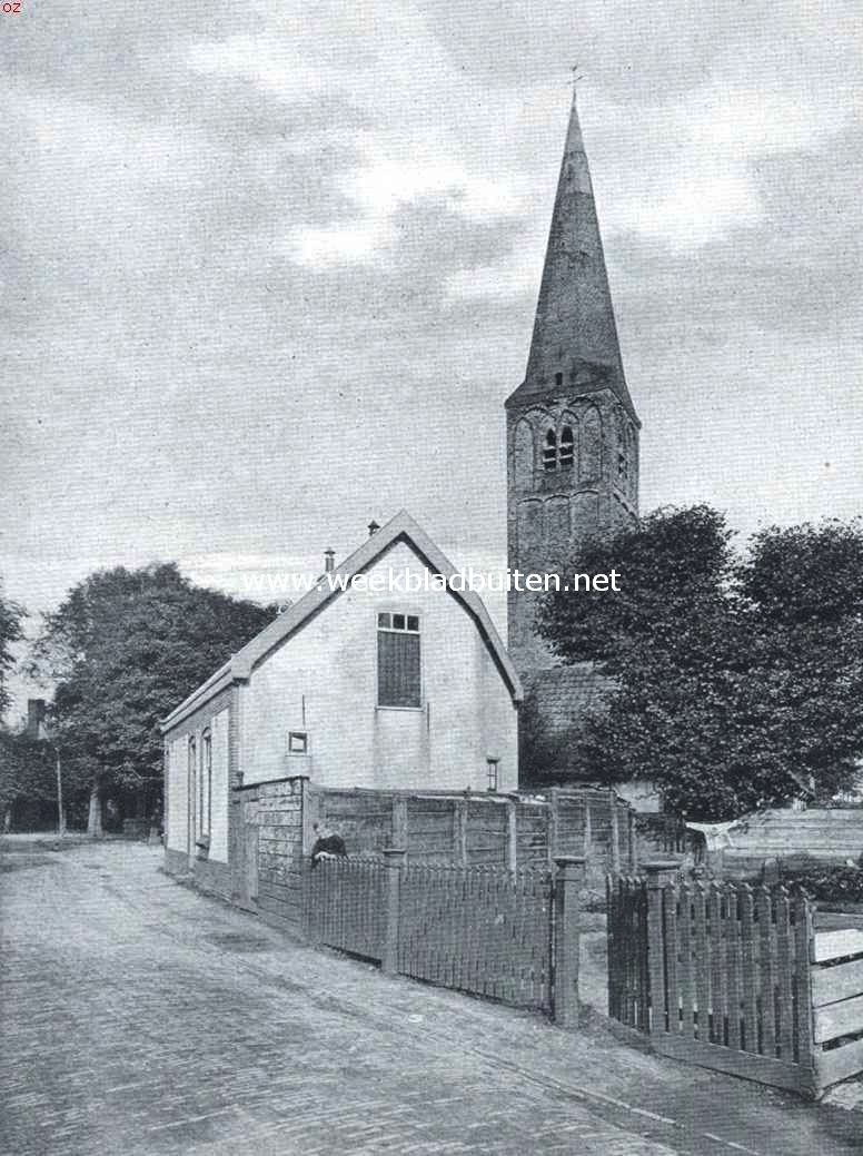Het zegepralende Kennemerland. Bij den kerktoren van Heemskerk