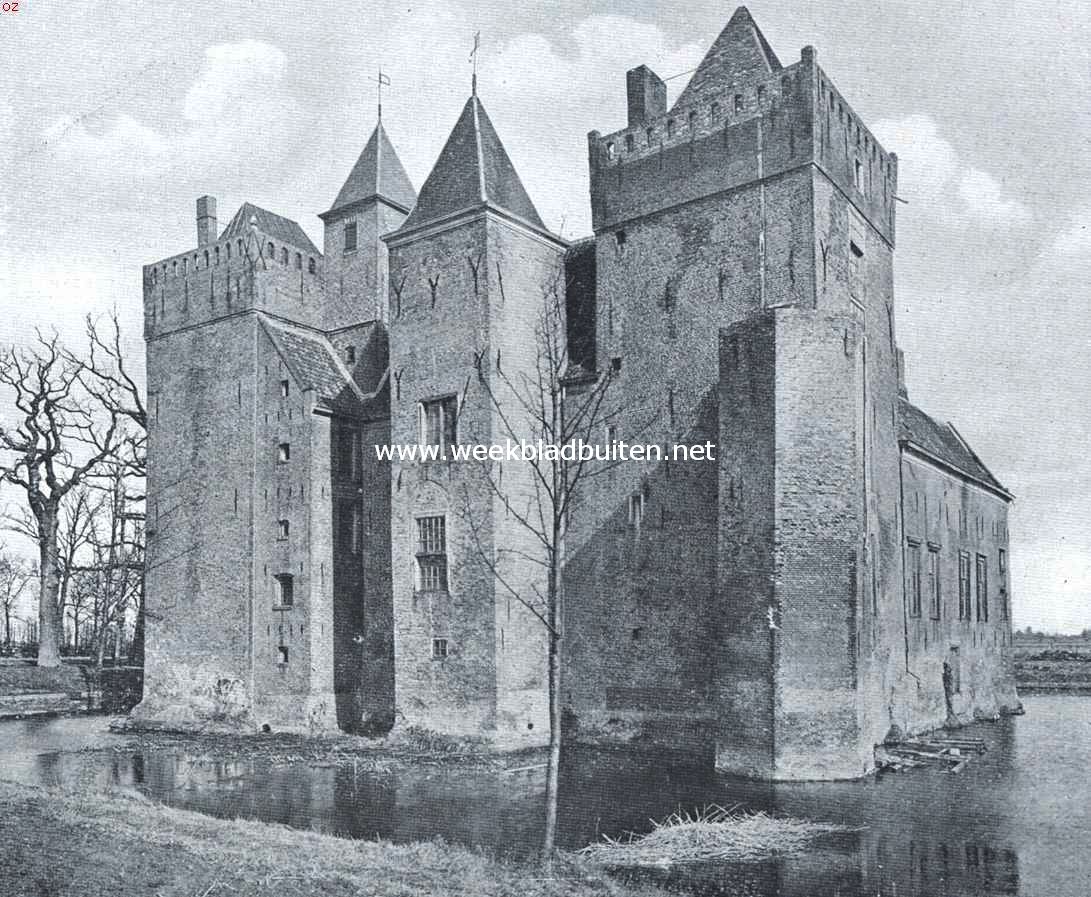 Het zegepralende Kennemerland. Het kasteel Assumburg zooals het zich thans vertoont, van het zuidwesten gezien