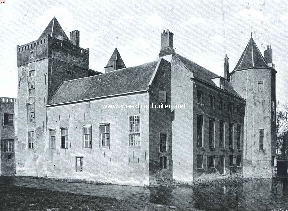 Het zegepralende Kennemerland. Het kasteel Assumburg, gezien van het zuiden