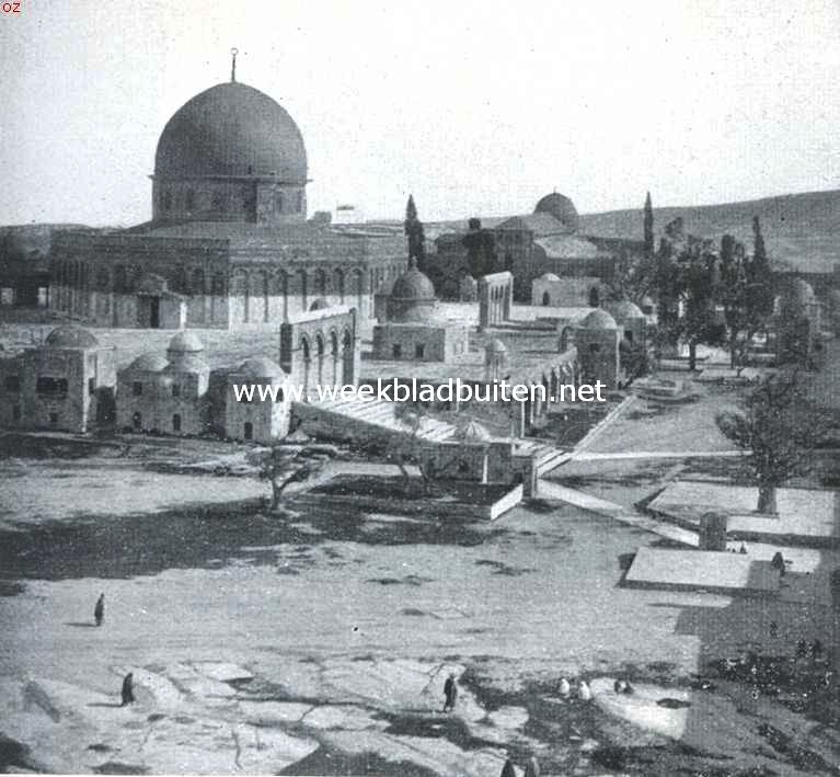Jeruzalem. De Omar Moskee, op de plaats van de Tempel der Joden