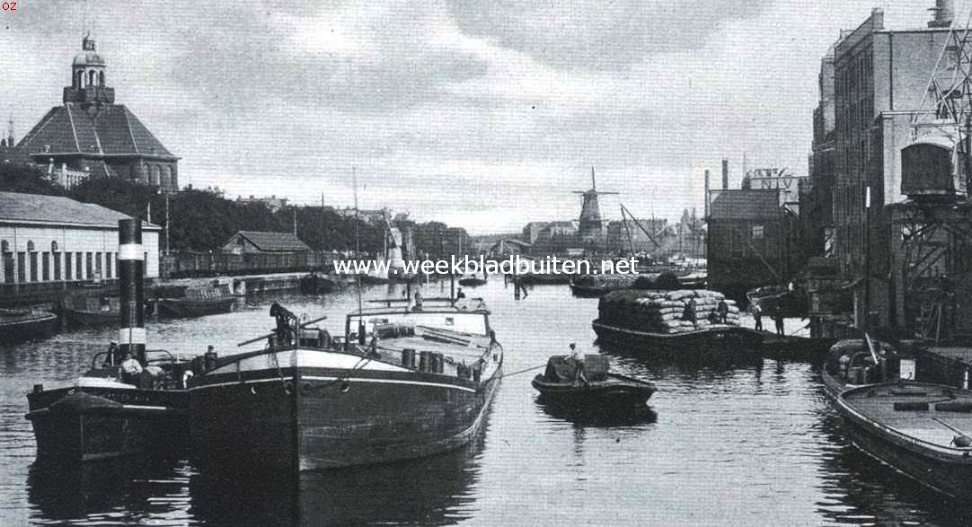 De Nieuwe Vaart te Amsterdam. Links 