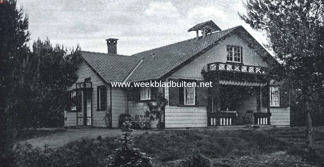 Een aardig zomerhuisje. Uitwendig