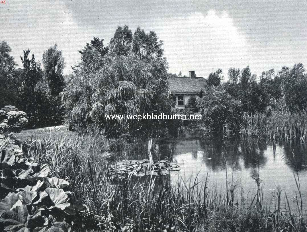 Van weiland tot tuin. Gezicht op het tuinhuisje