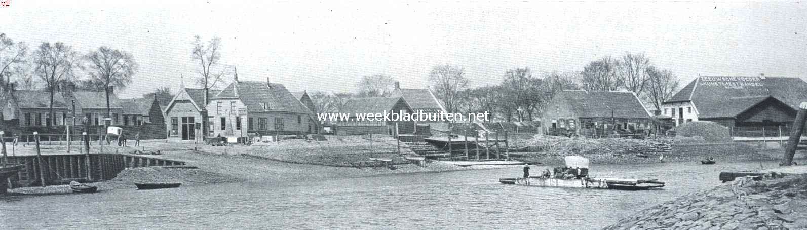 De stad Tholen. Gezicht van Noord-Brabant op het Thoolsche Veer voor de stad