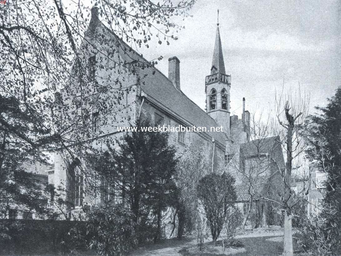 De stad Tholen. Het Stadhuis aan de achterzijde