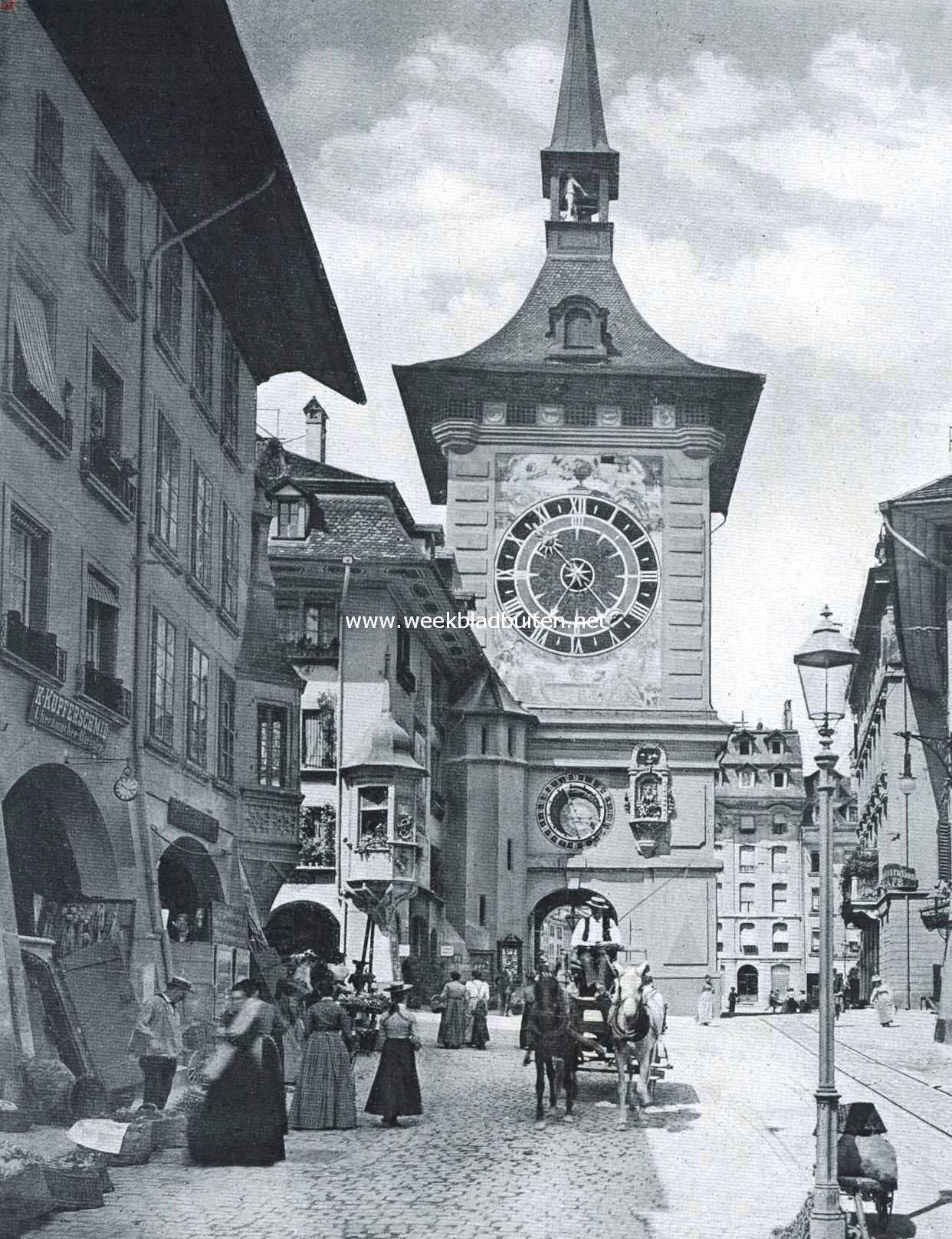 Bern, de Zwitsersche bondshoofdstad. De Zeitglockenturm