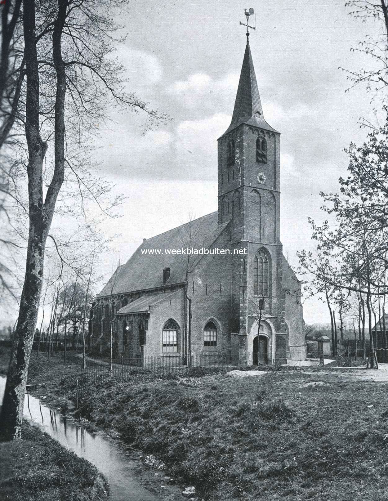 De kerk te Rhoon in het Overmaasche