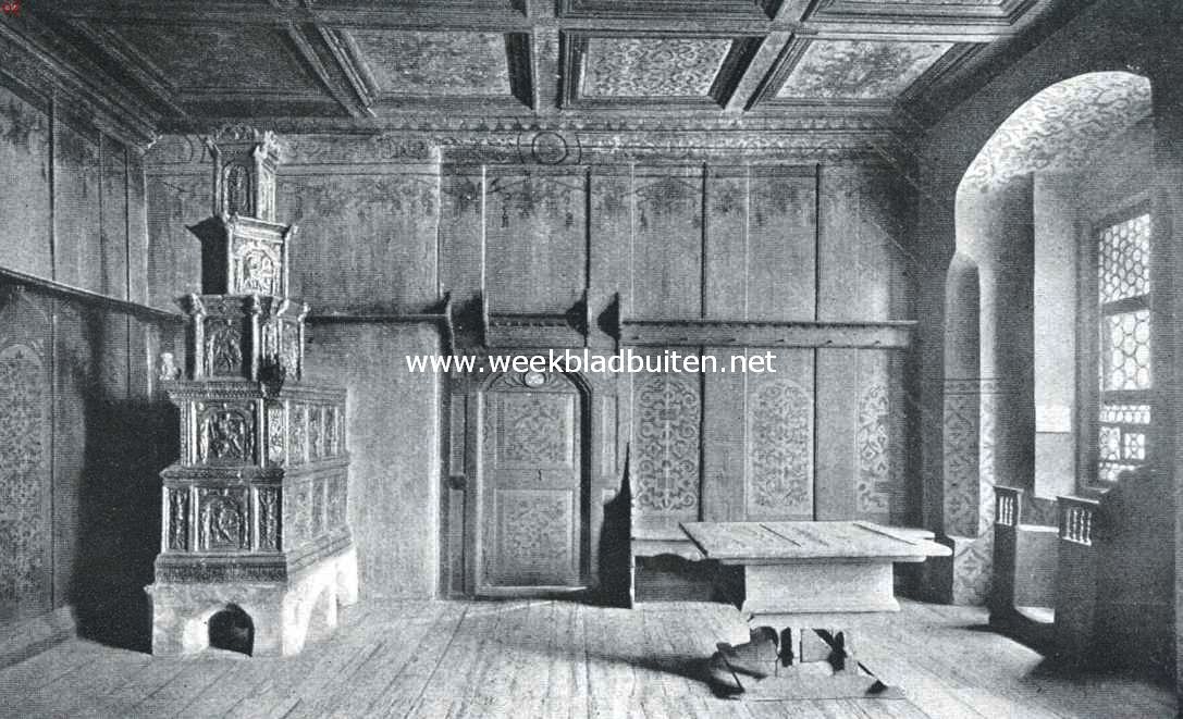 Wittenberg. Luther's woonkamer in het 