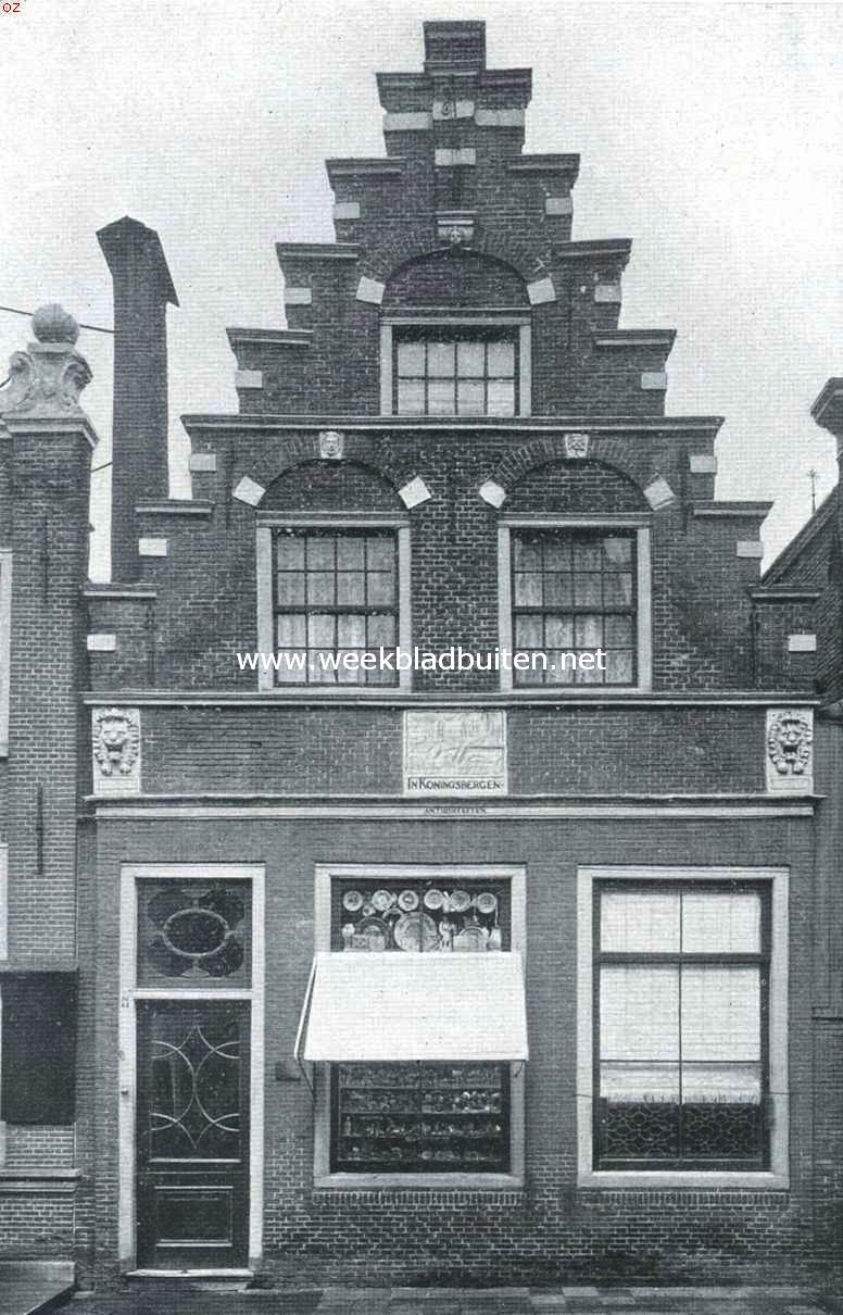 Monnikendam. Een der aardigste geveltjes aan het Noordeinde