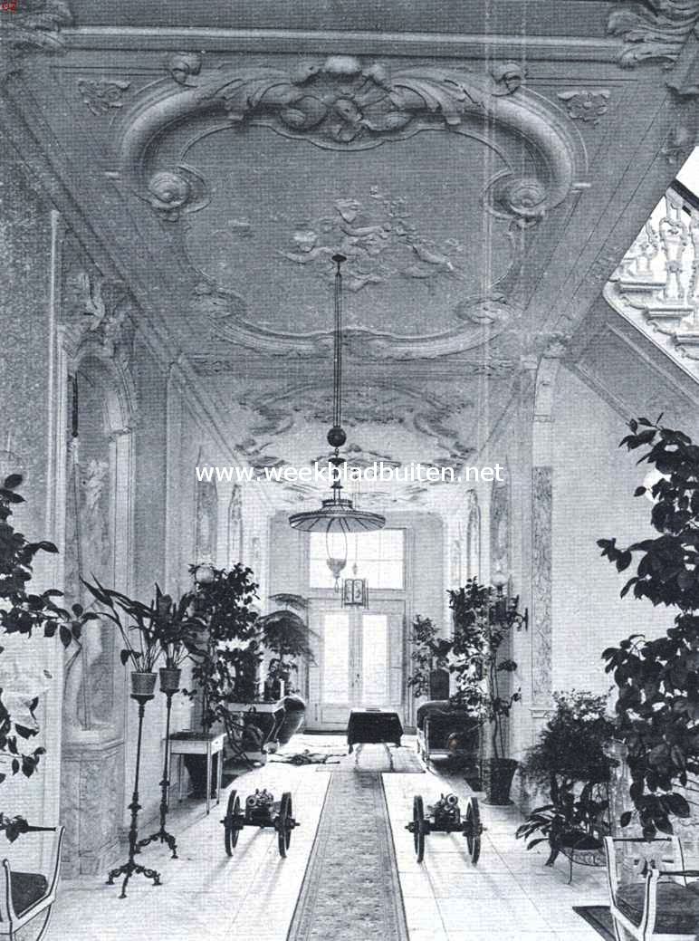 Huize Goeneveld. De vestibule