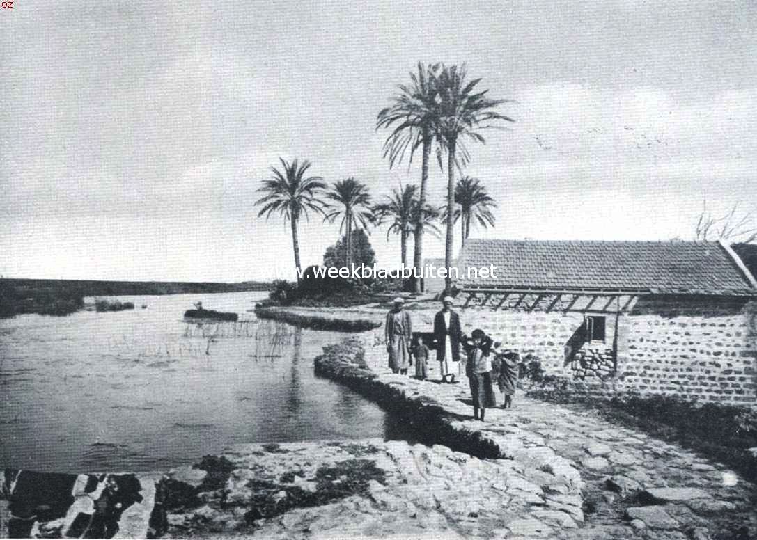 Wandelingen in Palestina. Uitmonding der Aroeja bij Jaffa