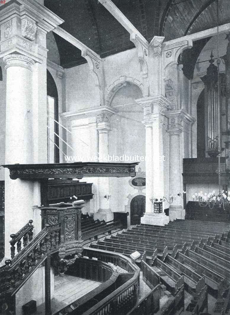 De Nieuwe Kerk te Groningen. Inwendig