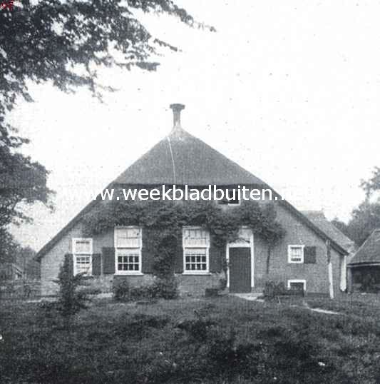 Landelijke bouwkunst. Mooi oud boerenwoningtype te Staphorst