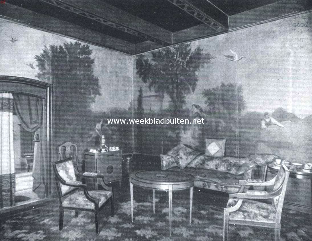 De Ekenstein. Kamer in de rechtervleugel