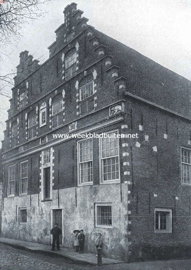 Gebouwen der O.-I. Compagnie. Het Peperhuis aan den Wierdijk te Enkhuizen. Pakhuis, gebouwd door de kamer der O.I. Compagnie