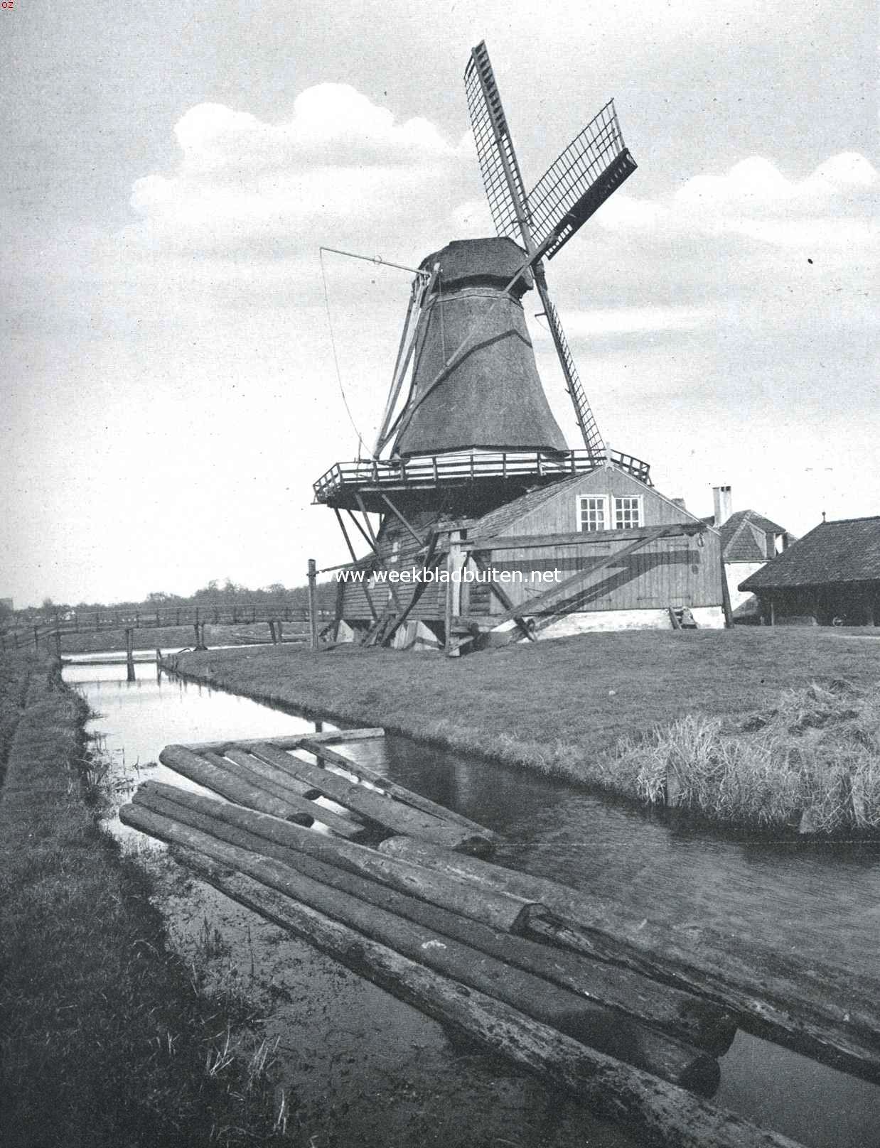 Houtzaagmolen aan den Krommen Rijn bij Utrecht