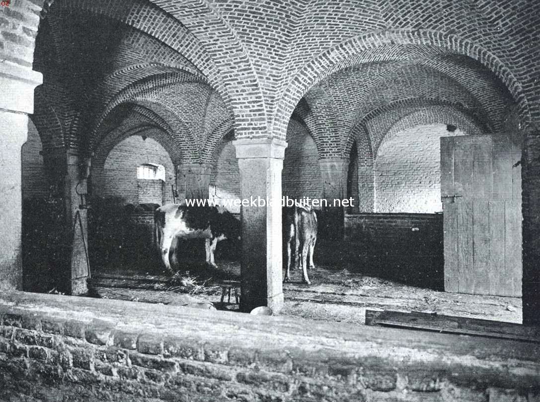 Het kasteel Meerssenhoven. De koestal, vermoedelijk vroeger kapel
