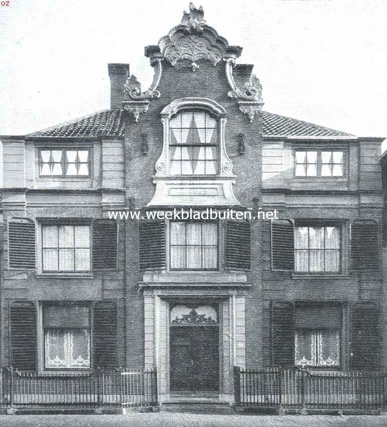Het fraaie Huis Westzijde 38 te Zaandam