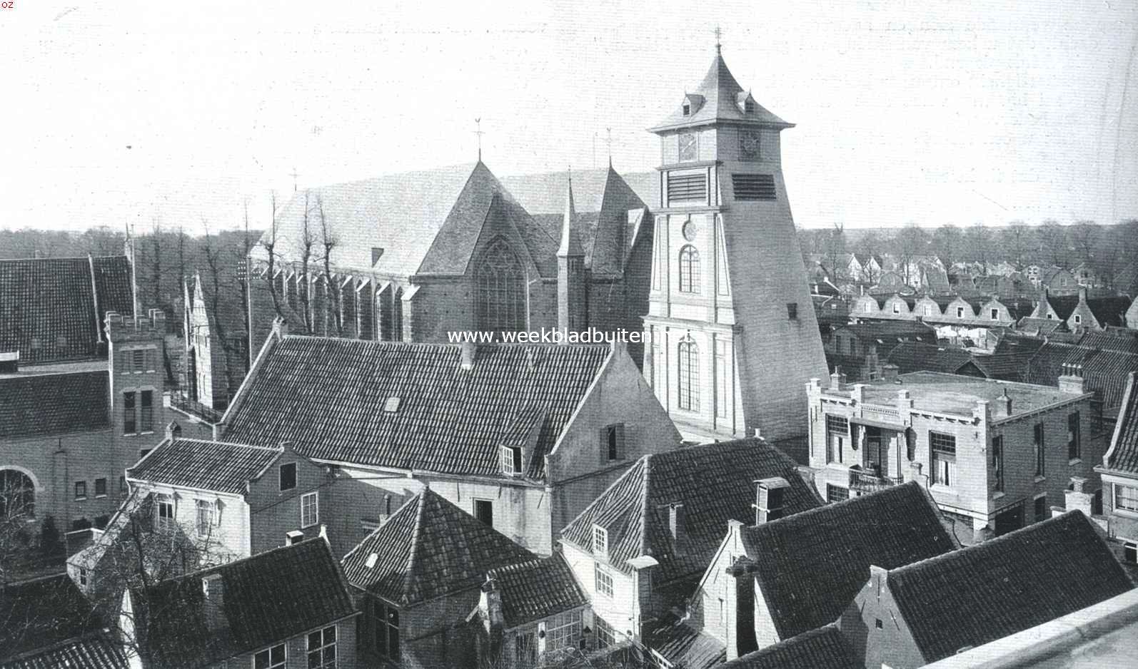 De Wester-of St. Gommaruskerk te Enkhuizen. De Westerkerk te Enkhuizen met het Klokhuis