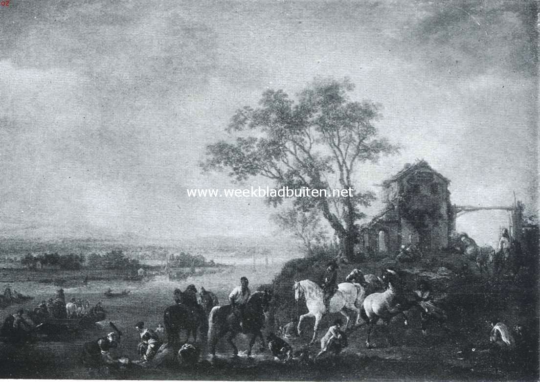 Het paard in de beeldende kunst. Het legerkamp. Naar de schilderij van Phil. Wouwermans (1619-1668) in het Mauritshuis