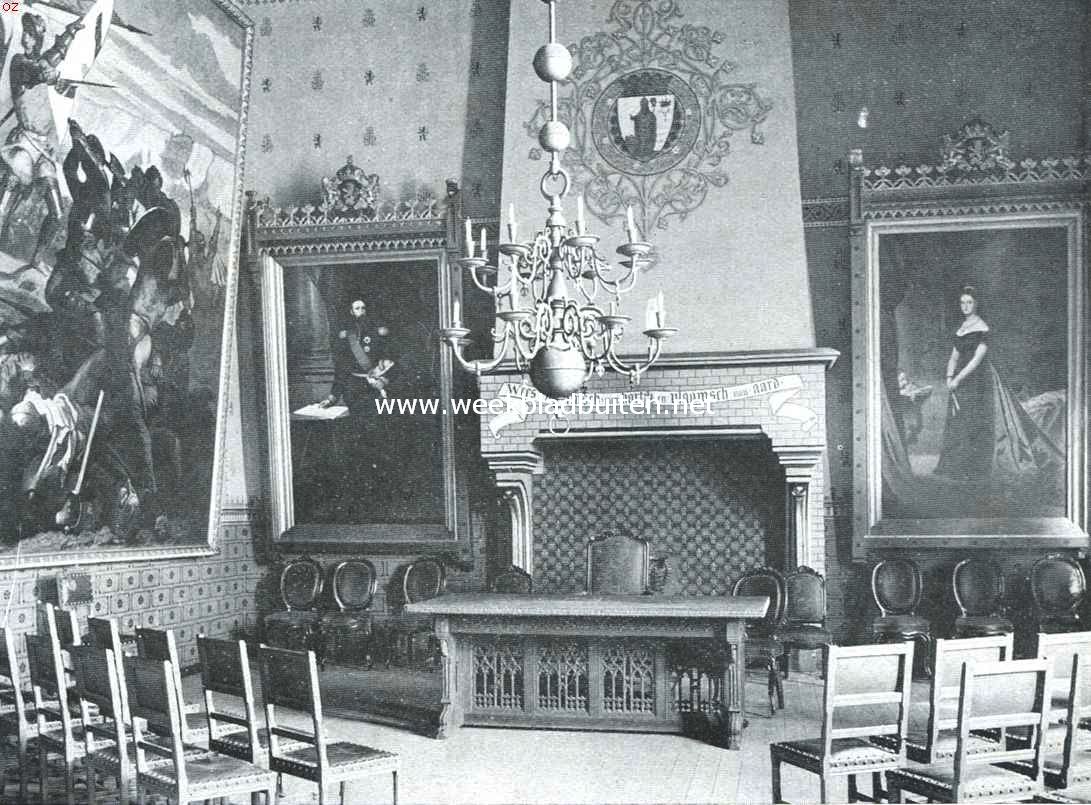 Sint Nicolaas. De Trouwzaal in het Stadhuis