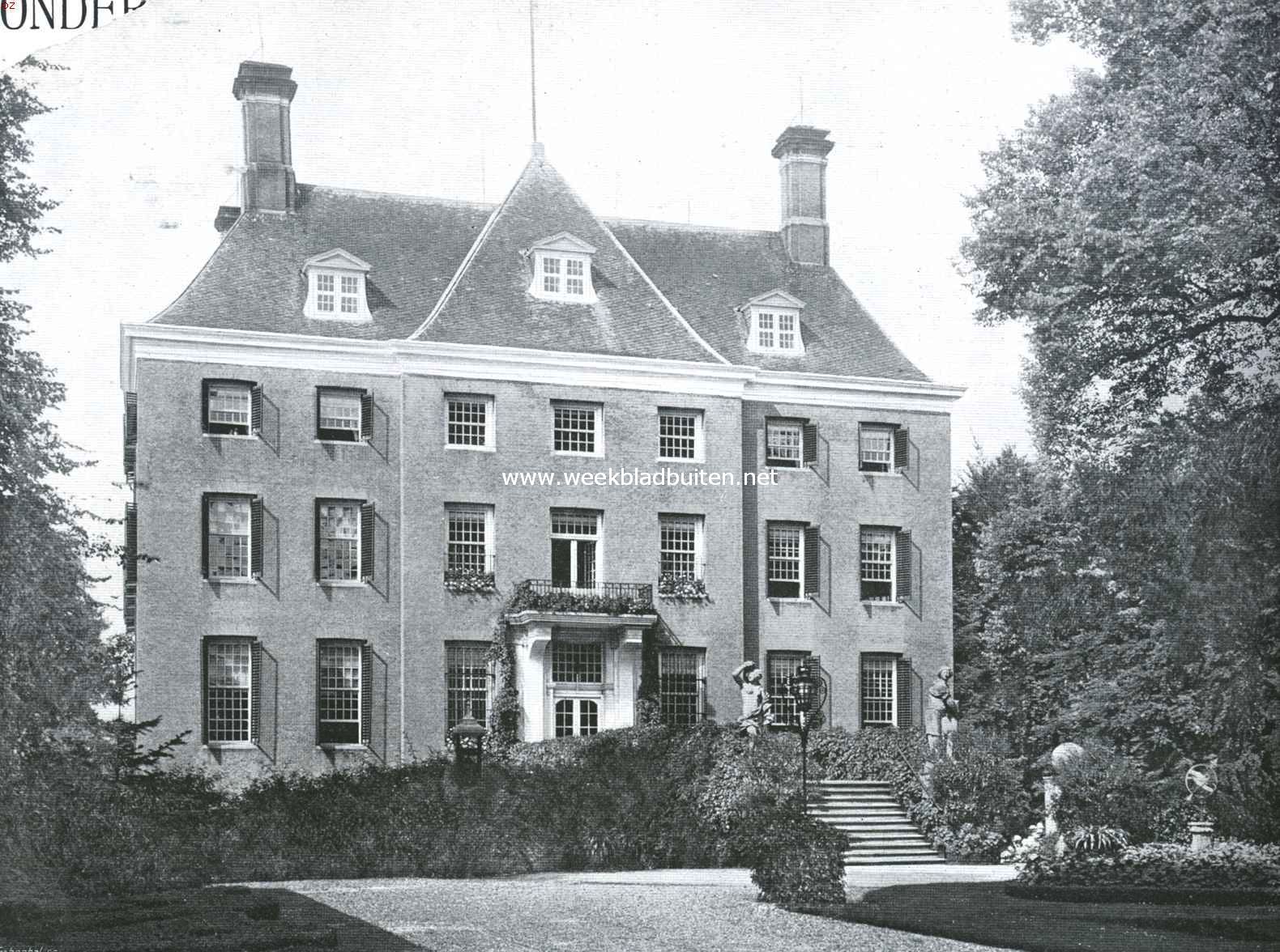 Het Huis te Amerongen, waar Wilhelm von Hohenzollern, voormalig Duitsch keizer, voorloopig verblijft