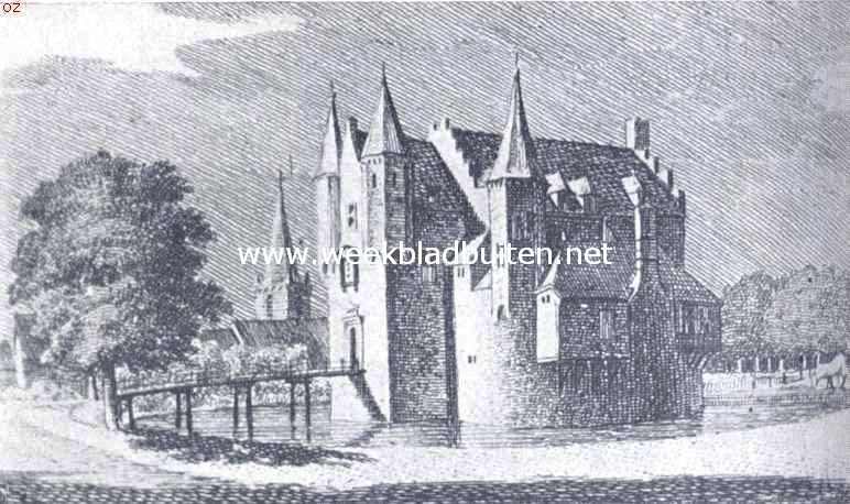 Dreischor. Het kasteel Windenburg, in 1837 voor afbraak verkocht
