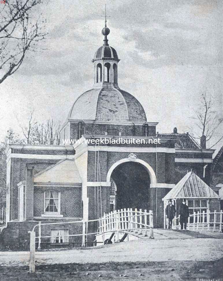 De poorten van Leiden. De Nieuwe Koepoort, gebouwd in 1671-'72, gesloopt in 1864